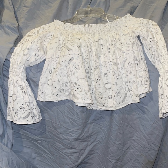 Bundle sale White lace Zara crop top size small - Picture 2 of 12